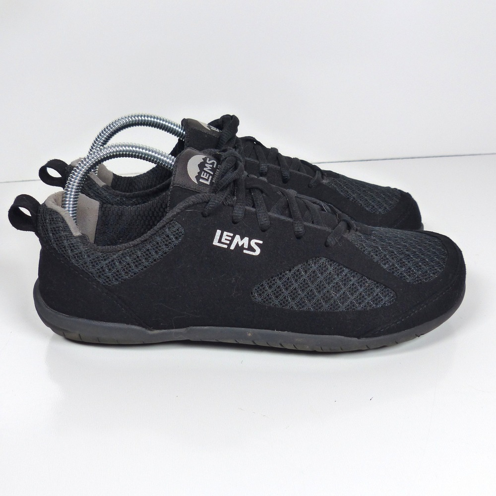 Lems Primal 2 Barefoot Minimalist Mesh Shoes Black Men 10 EU 43 Womens 11.5